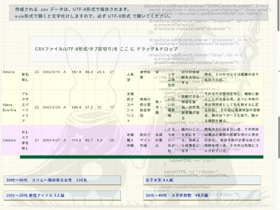 キャラ設定メーカー 異世界ファンタジーUSA&転生理由メーカー