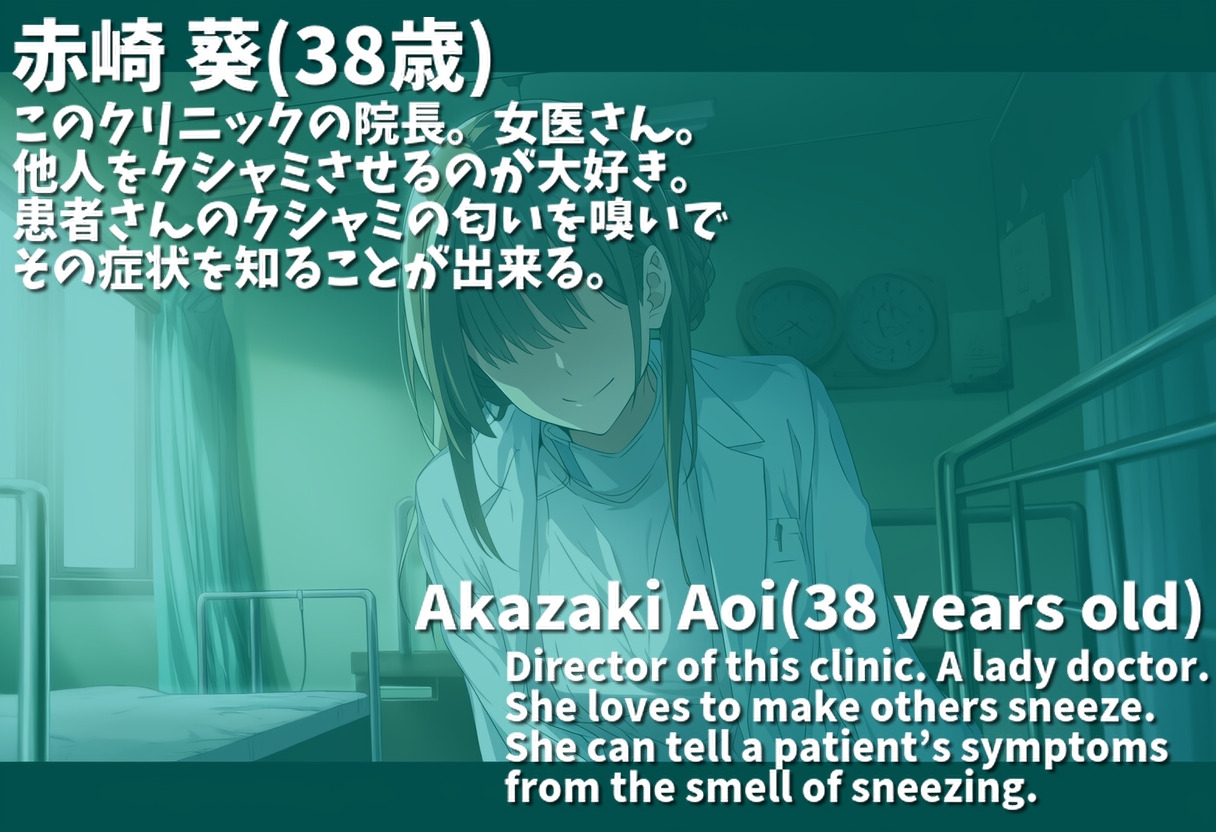 (くしゃみフェチ作品)ようこそ！くしゃみクリニック_1