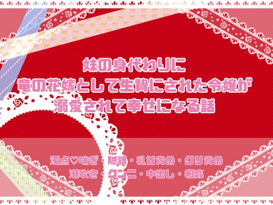 妹の身代わりに竜の花嫁として生贄にされた令嬢が溺愛されて幸せになる話