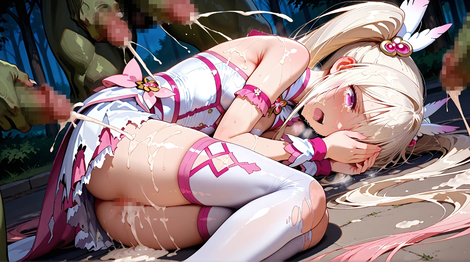 僕と契約した魔法少女がオークに凌○される 画像9