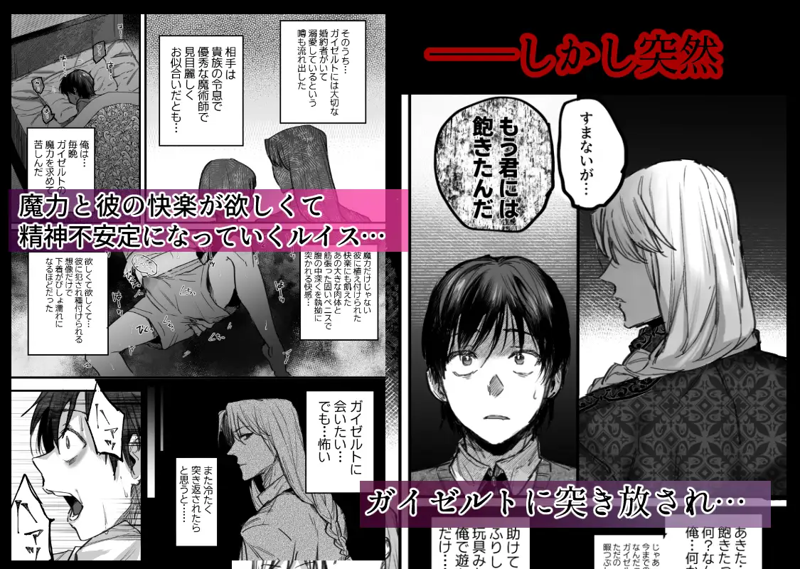 落ちこぼれはヤンデレ魔導師の激重執着愛に縛られる 廃像園 エロ漫画7
