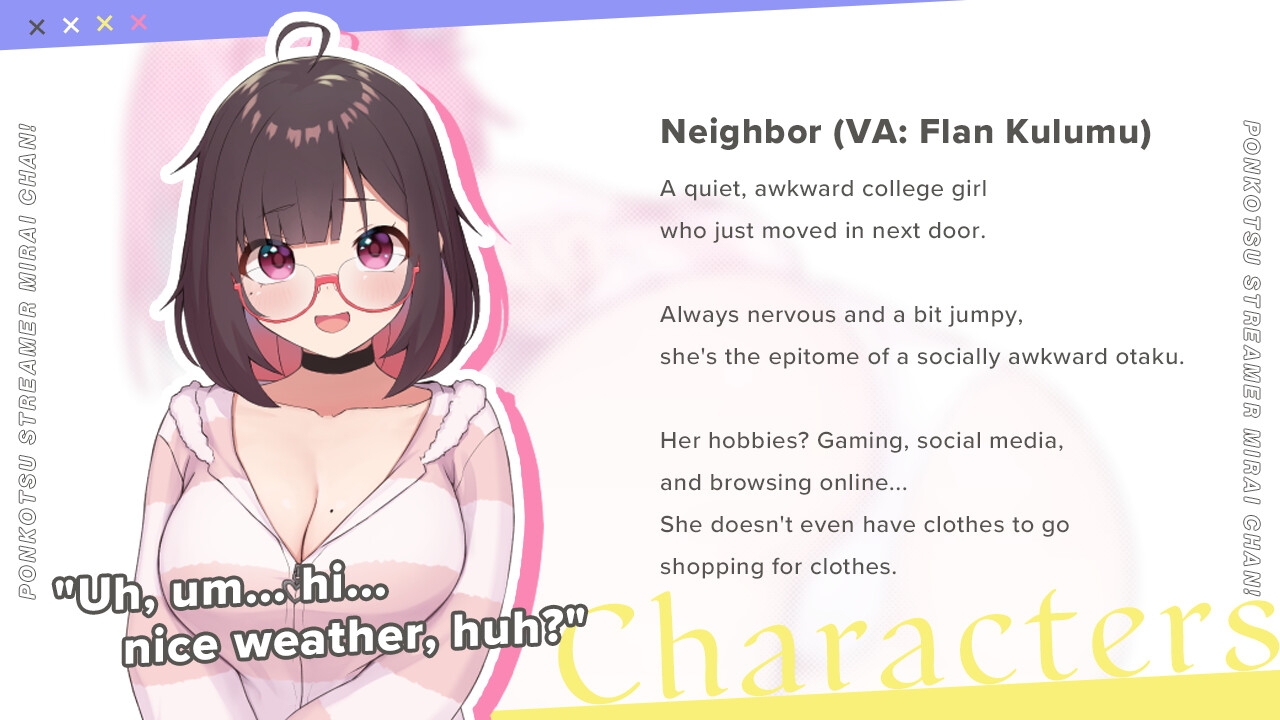 No-good Streamer Mirai-chan! (Now accepting lewd comments)[en Ver.]