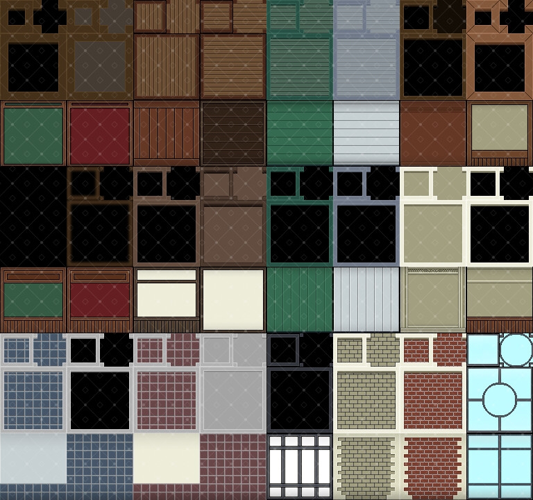 ハイカラモダンなタイルセット