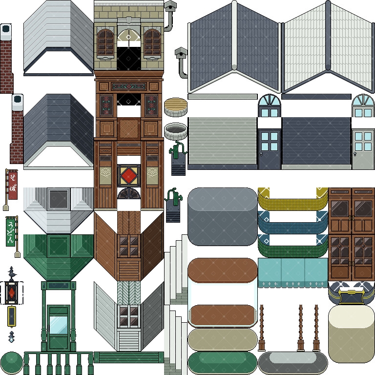 ハイカラモダンなタイルセット