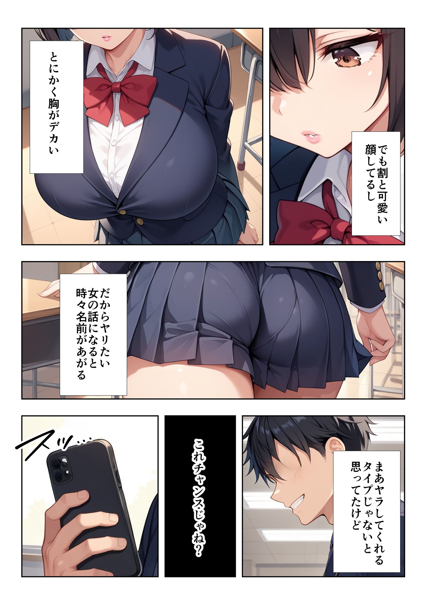 地味巨乳ちゃんの秘密の趣味 6枚目