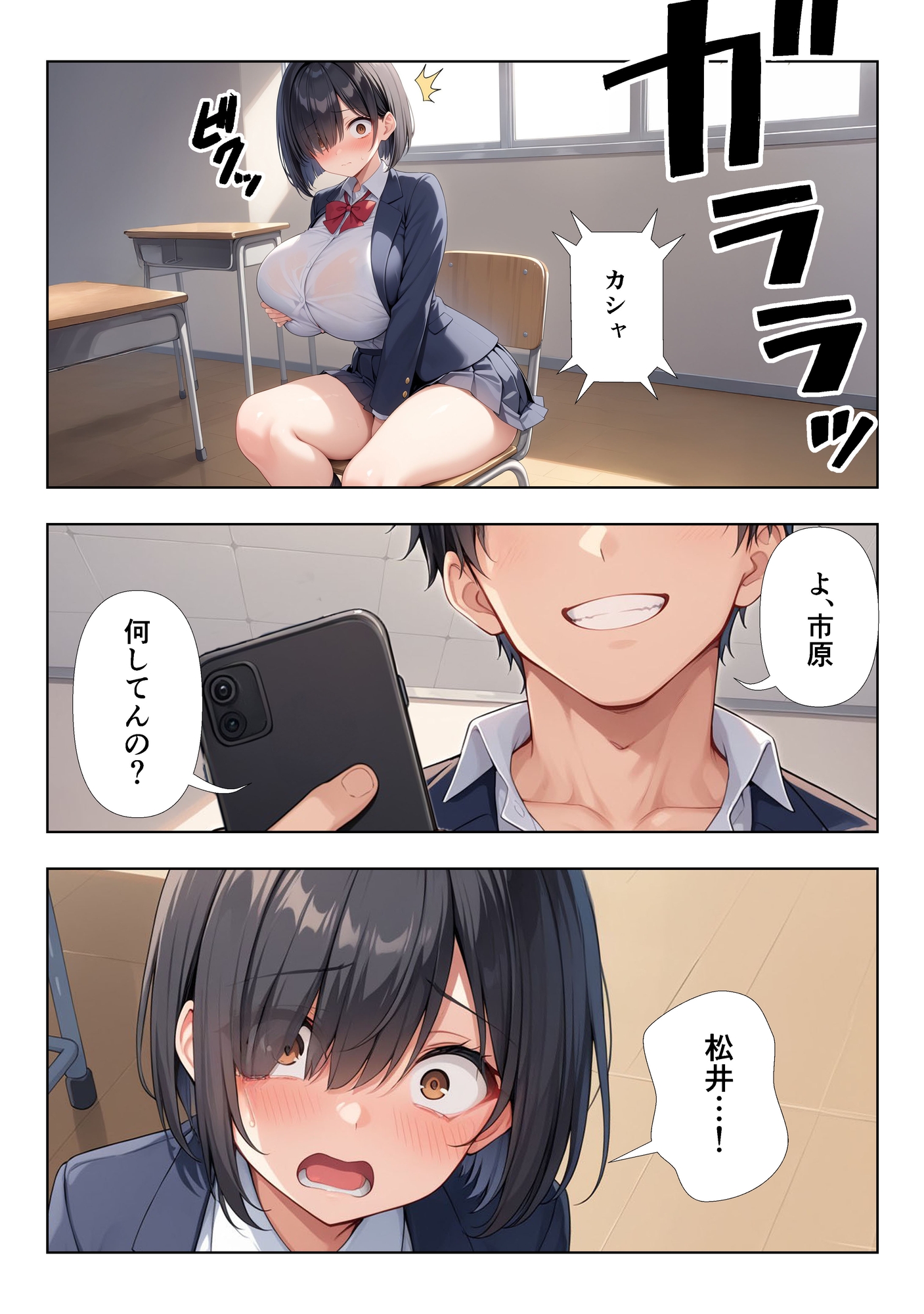 地味巨乳ちゃんの秘密の趣味 7枚目