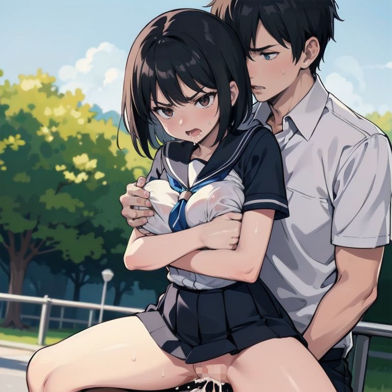 無許可中出しされて怒る女達_10