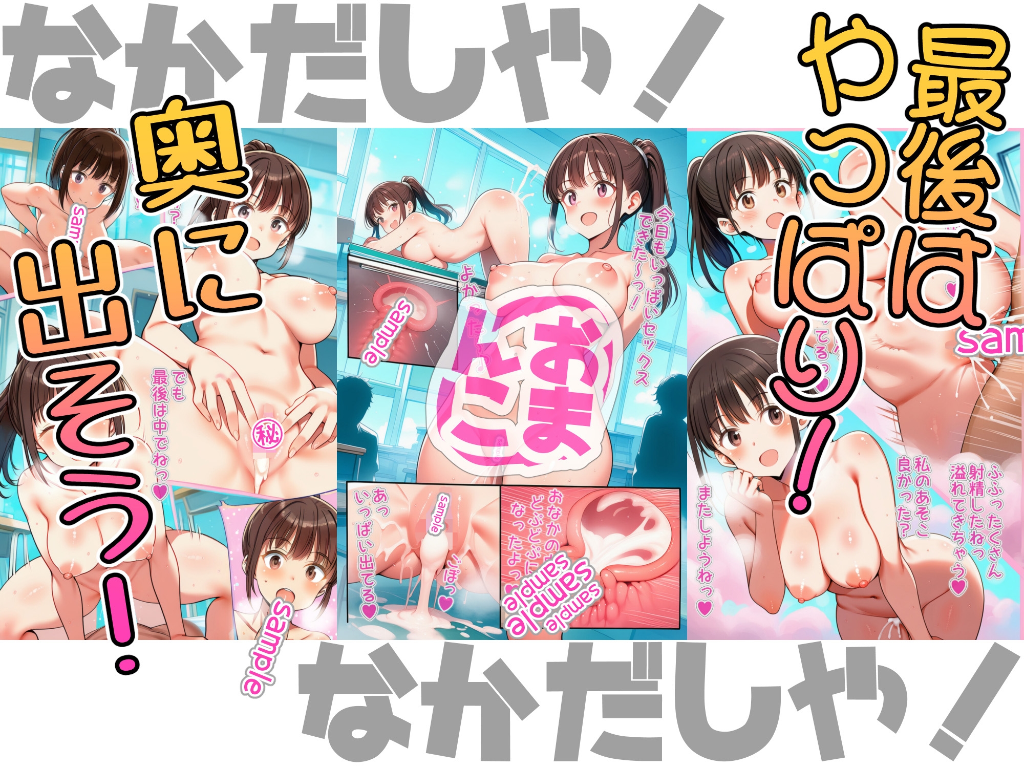 教室で女の子が自分から男子達と中出しセックスしにいって積極的に子宮の奥まで精液を流し込んでいくお話! 画像6