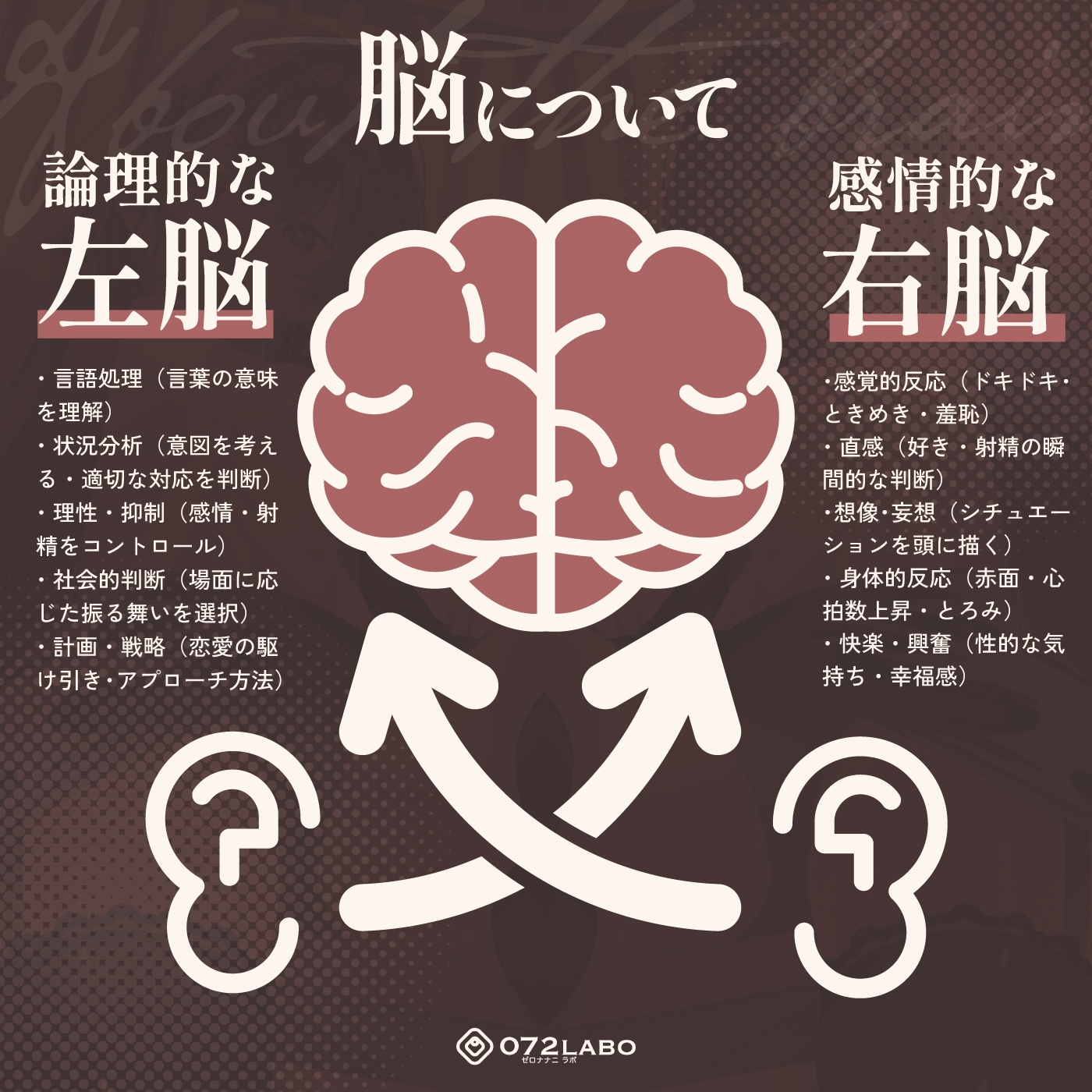 【脳バグ】命令の右耳とドスケベ本心が聞こえる左耳「右耳左耳右脳左脳」〜とても厳しい射精管理官★低音ボイスお姉さんの本音〜【射精管理官の本音】 画像3