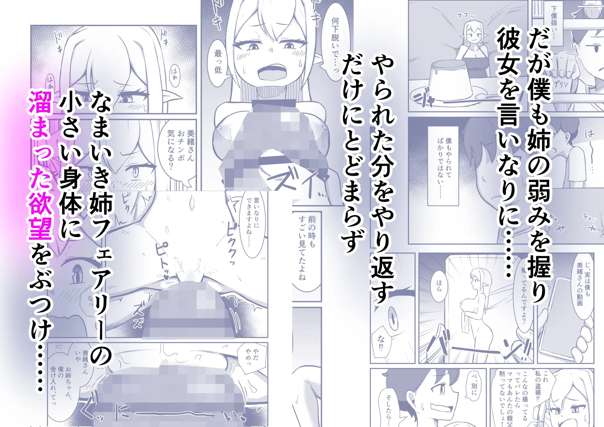フェアリー族のお姉ちゃんは僕の専用オナホ妖精 サンプル画像 3
