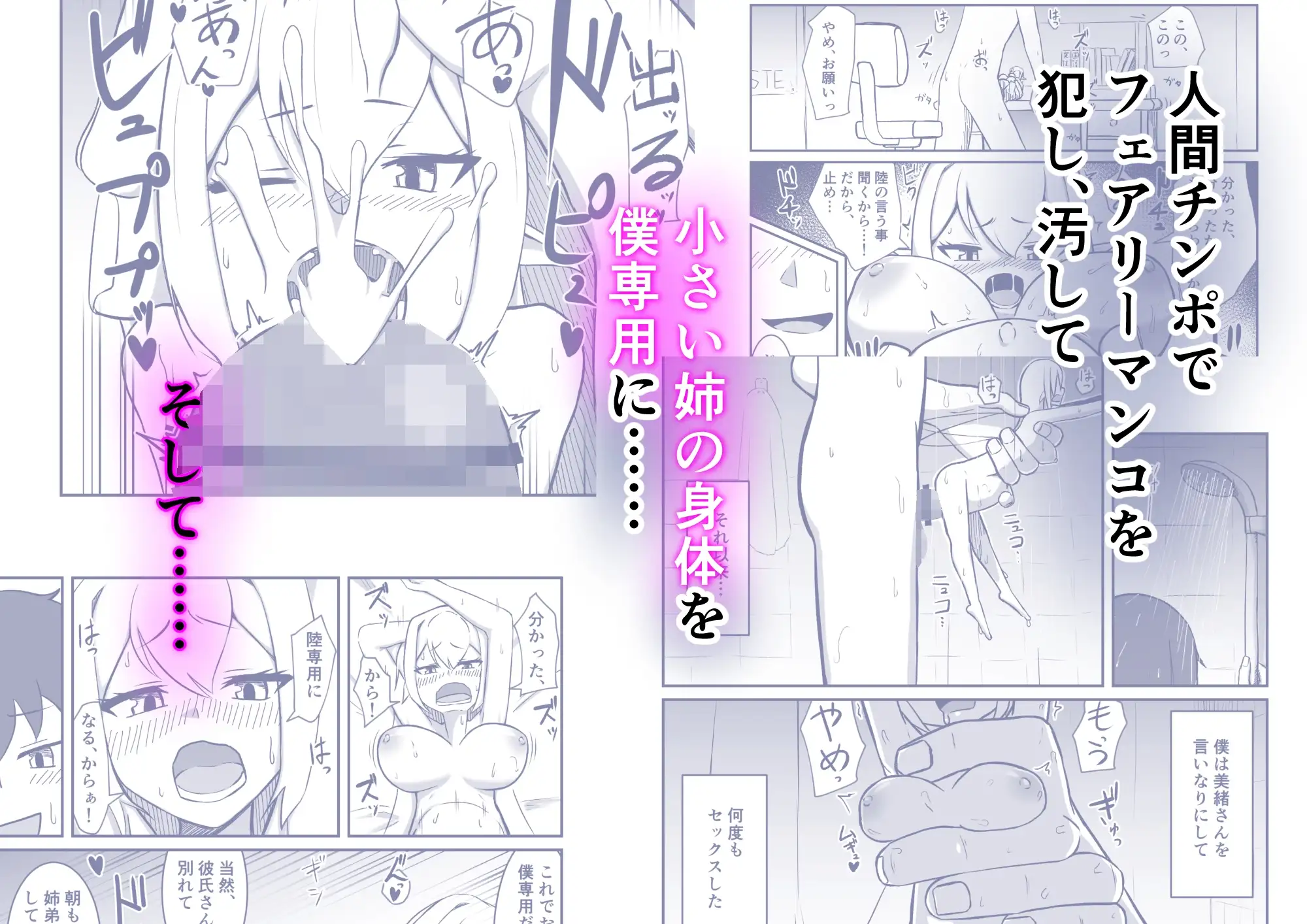 フェアリー族のお姉ちゃんは僕の専用オナホ妖精 サンプル画像 4