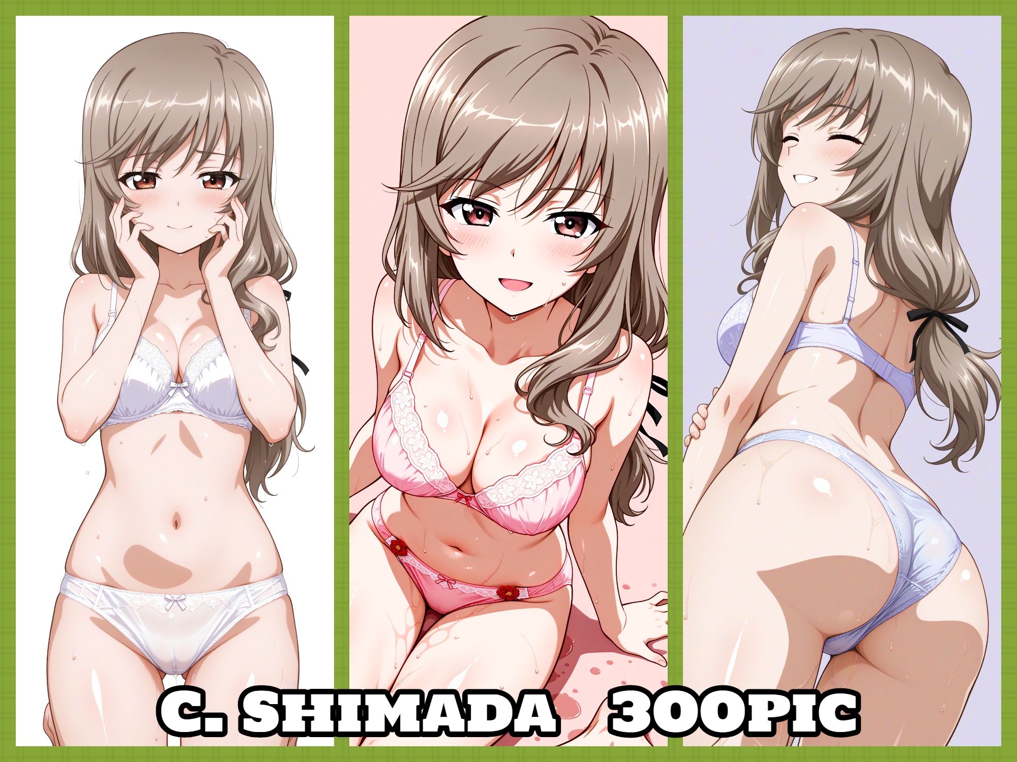 Girls underwear panties and bra 島田流家元編 画像3