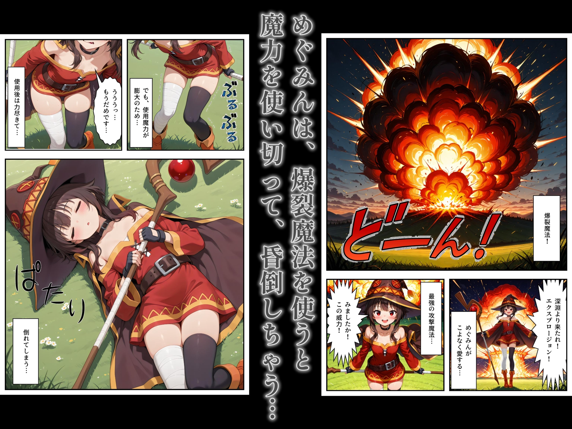 めぐみん安眠(PNG版+イラスト集付き) 画像2