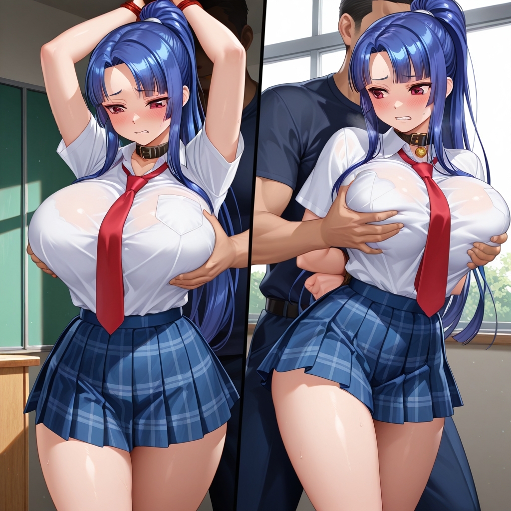 フェチコレVol.120 吊り上げ拘束されて背後からおっぱいを揉まれる八○紫(対魔忍)【枚数250枚】_8