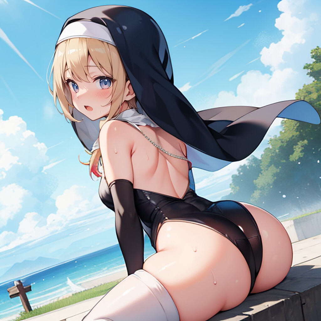 レオタード風シスターさん_4