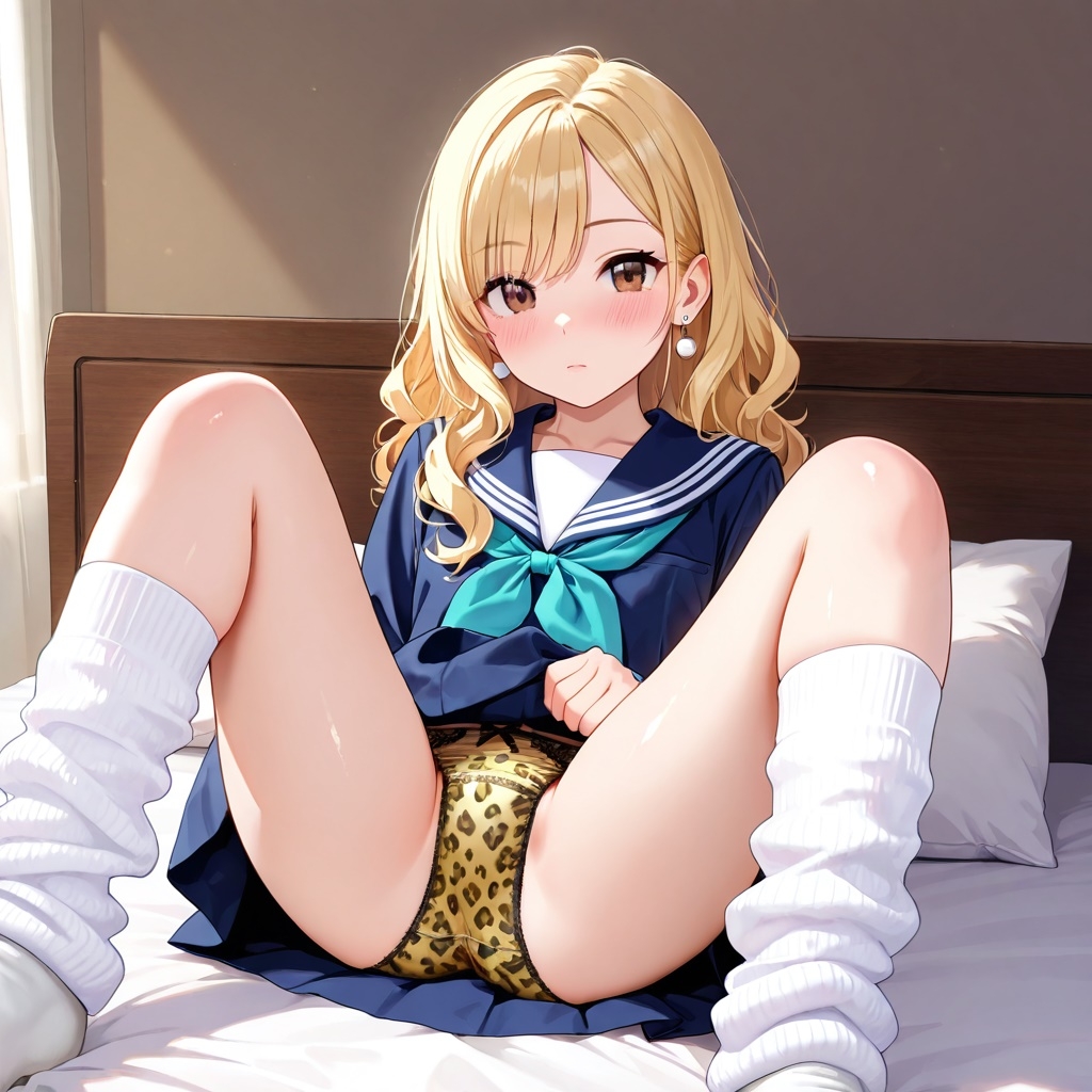 ルーズソックスJKのM字パンチラ Vol.4_6