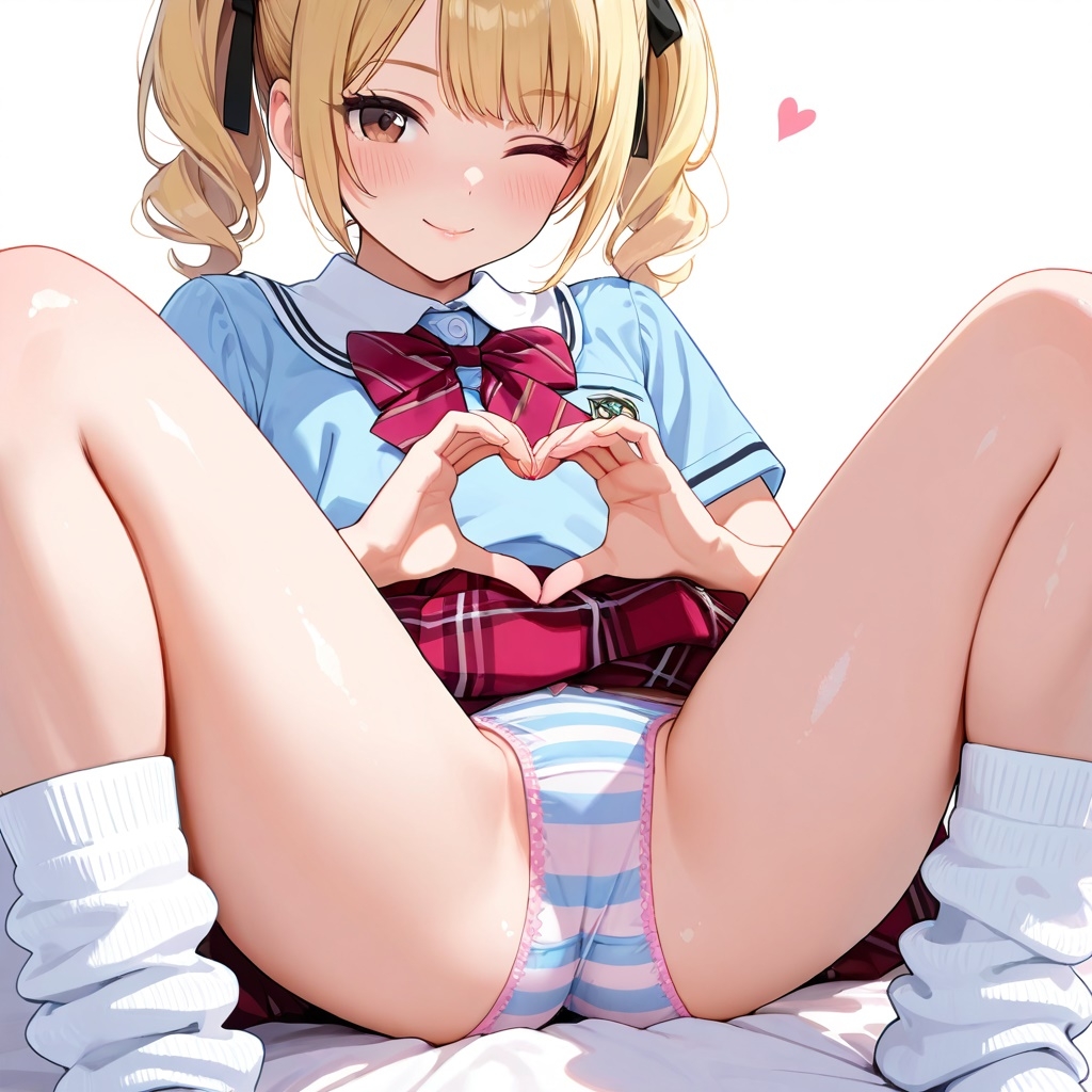 ルーズソックスJKのM字パンチラ Vol.4_9