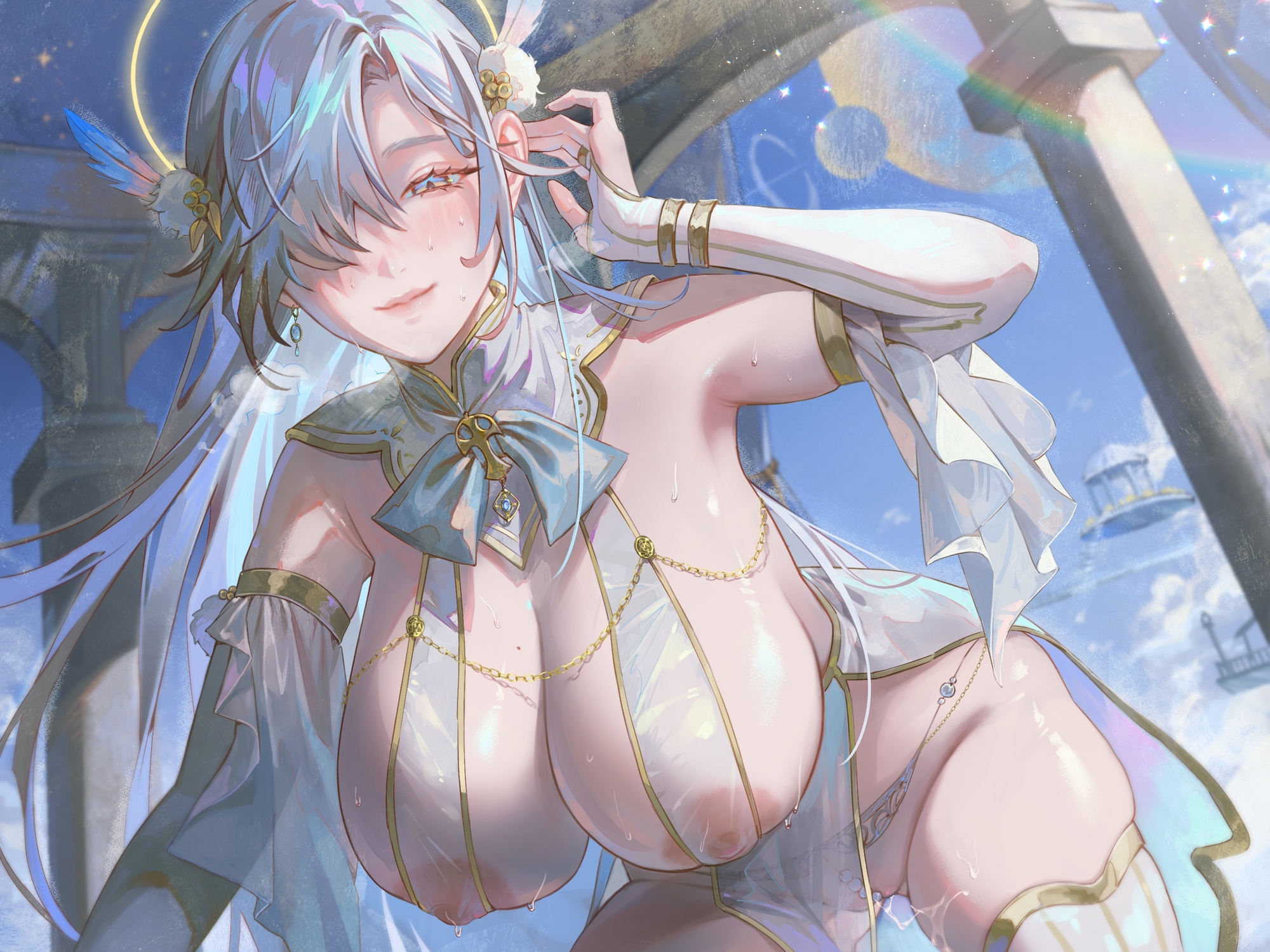 【圧倒的ヒロイン優位】女神性欲解放 ~甘々ガチ恋×無声オホ×種付け交尾~《!3大購入特典!》 画像6