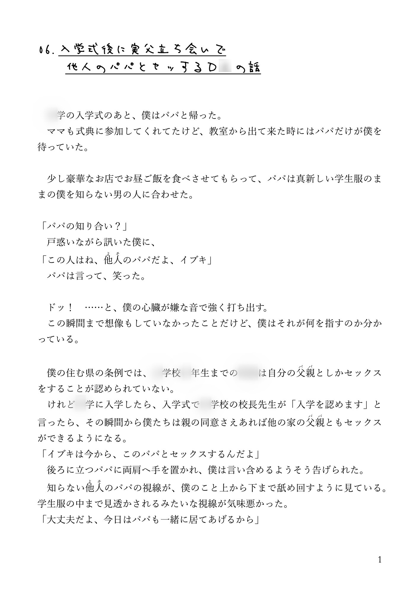 【書き下ろし分】D◯web再録集「ScrapBook」