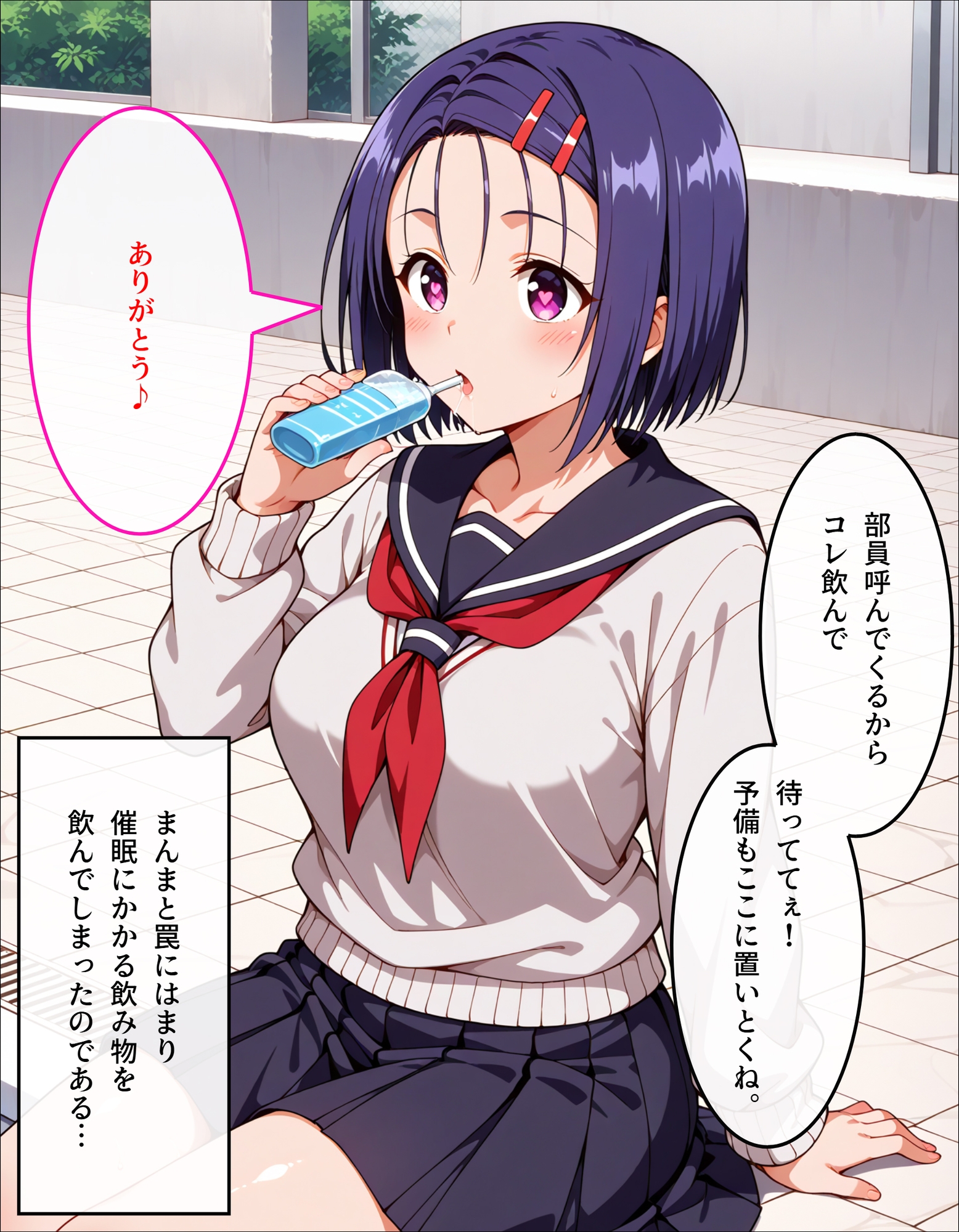 春菜のスク水特別授業 2枚目
