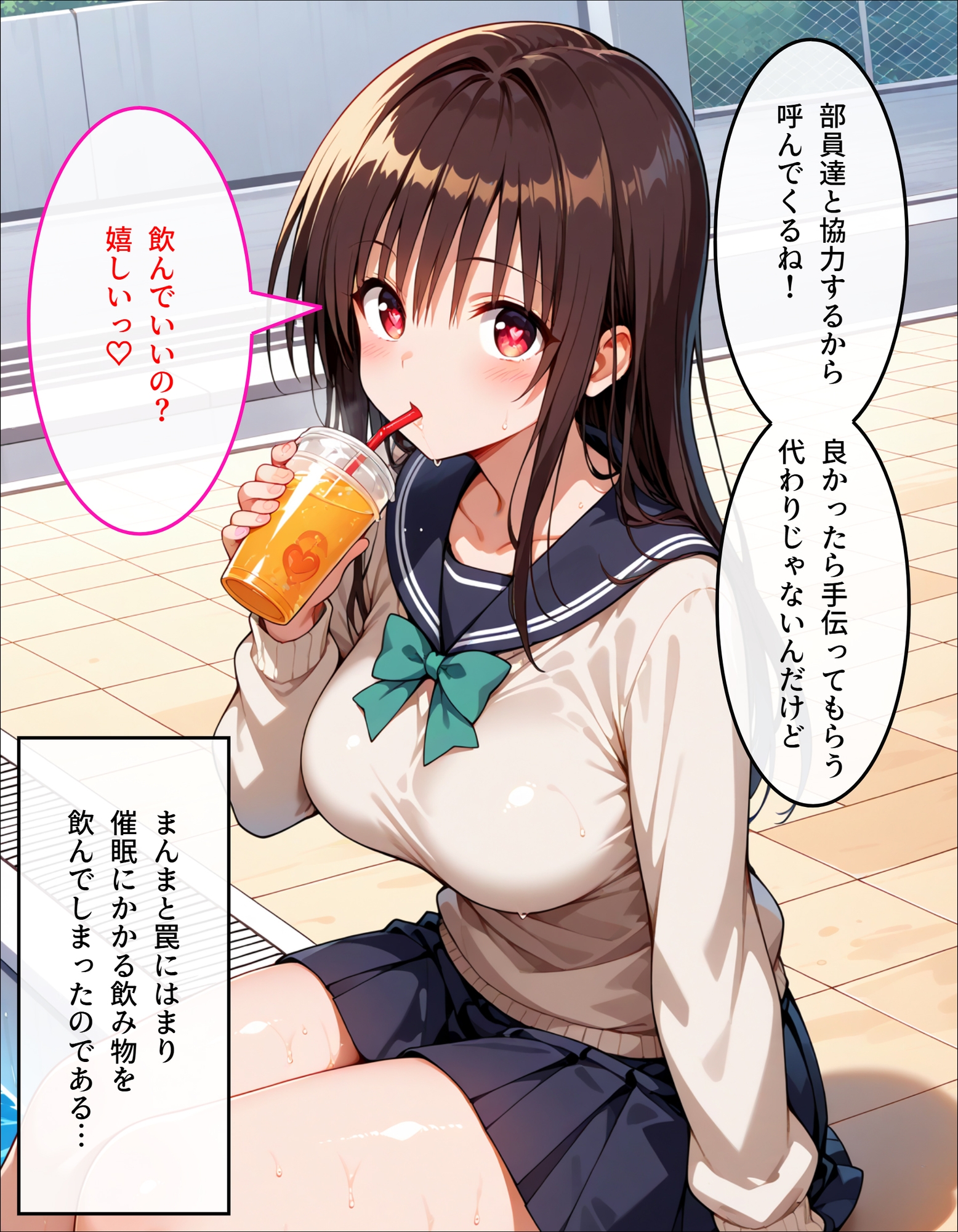 唯のスク水特別授業 2枚目