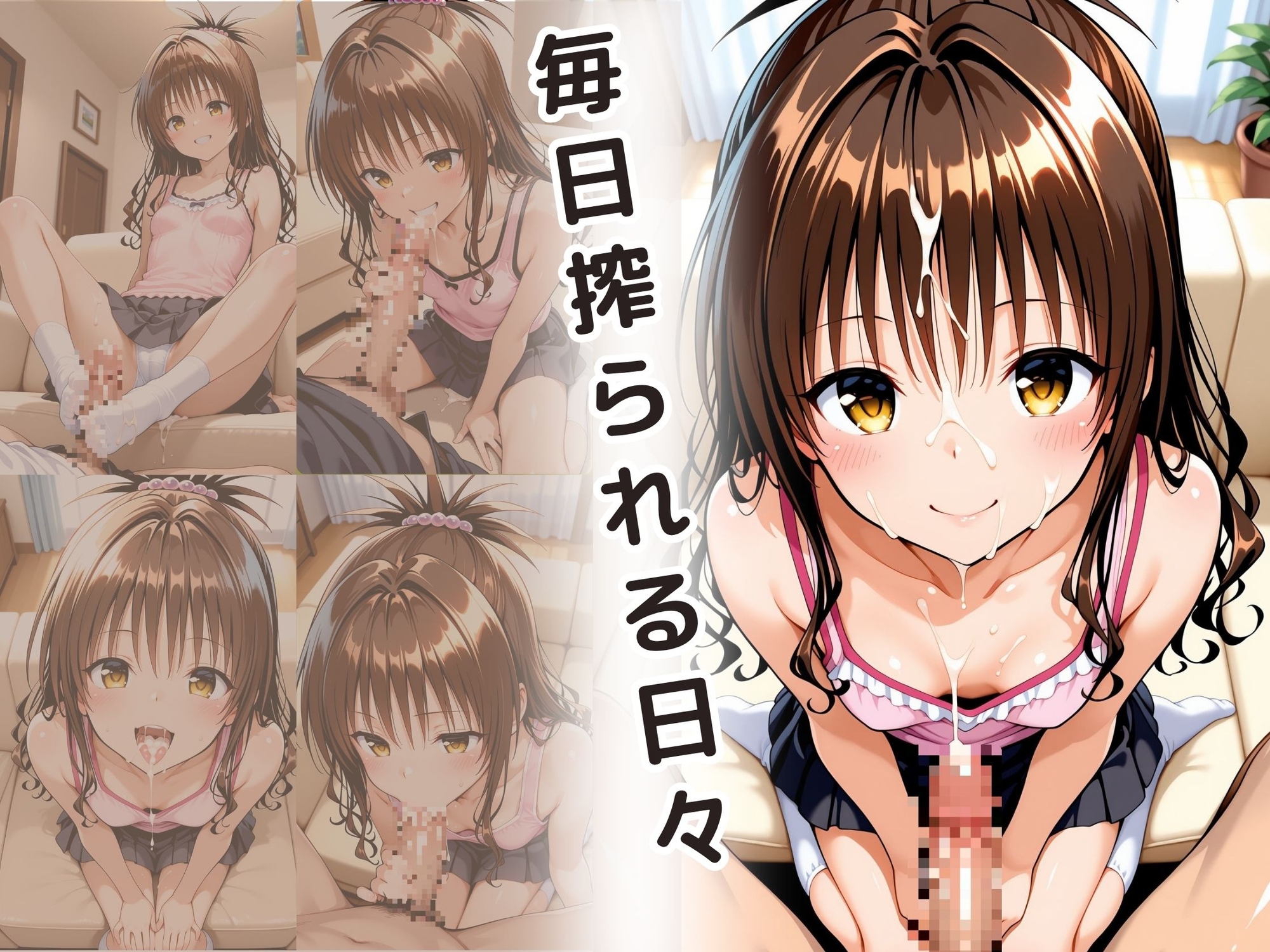 僕が彼女とSEXしないよういつもヌイてくる妹 結〇美柑 5枚目