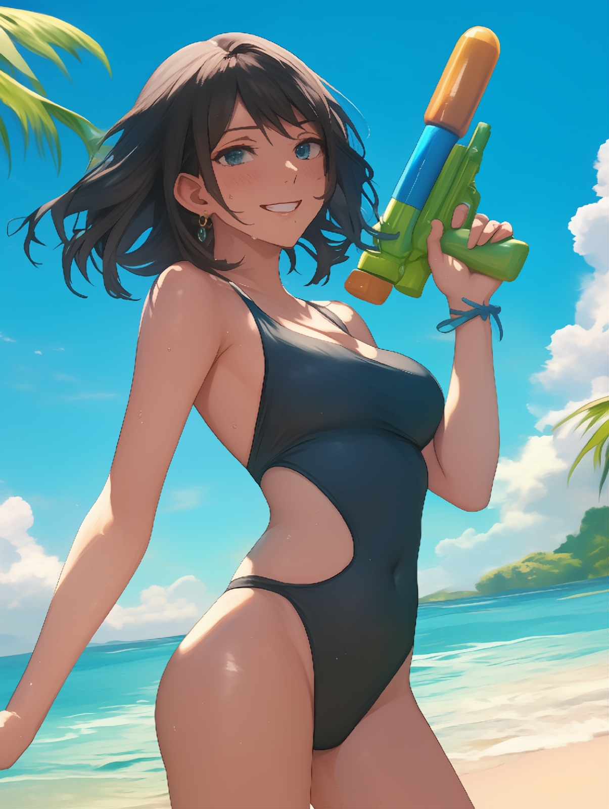 AI生成水鉄砲水着少女100名CG集_5