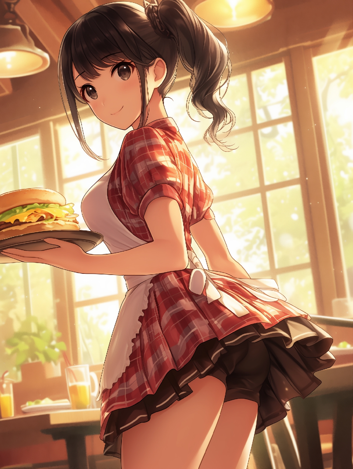 AI生成ウェイトレス100名CG集2店舗目_5