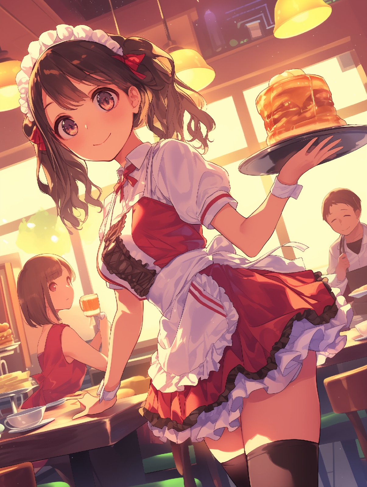 AI生成ウェイトレス100名CG集2店舗目_7