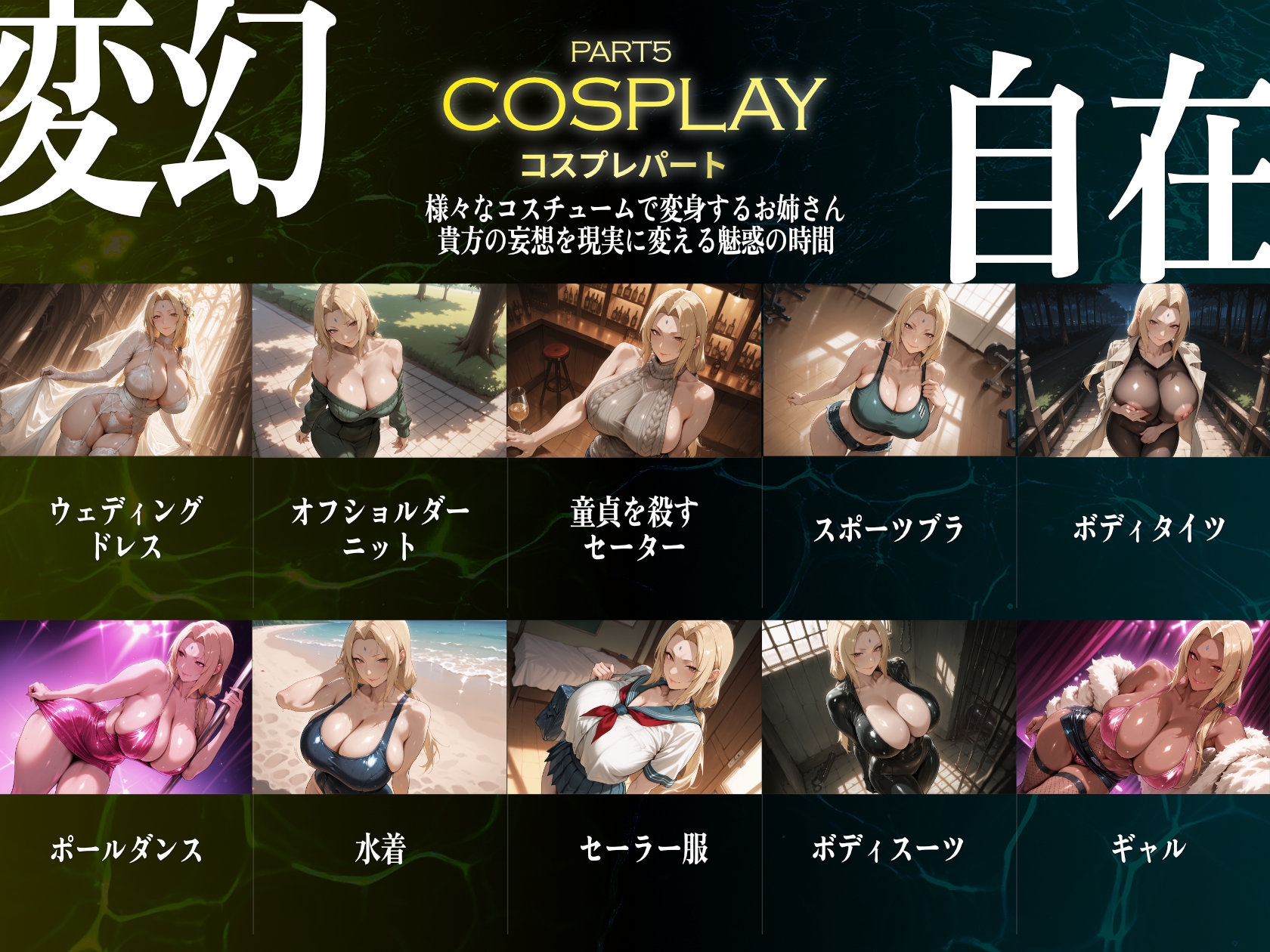 巨乳痴女同人CG集 エーテライト 綱○編 画像6