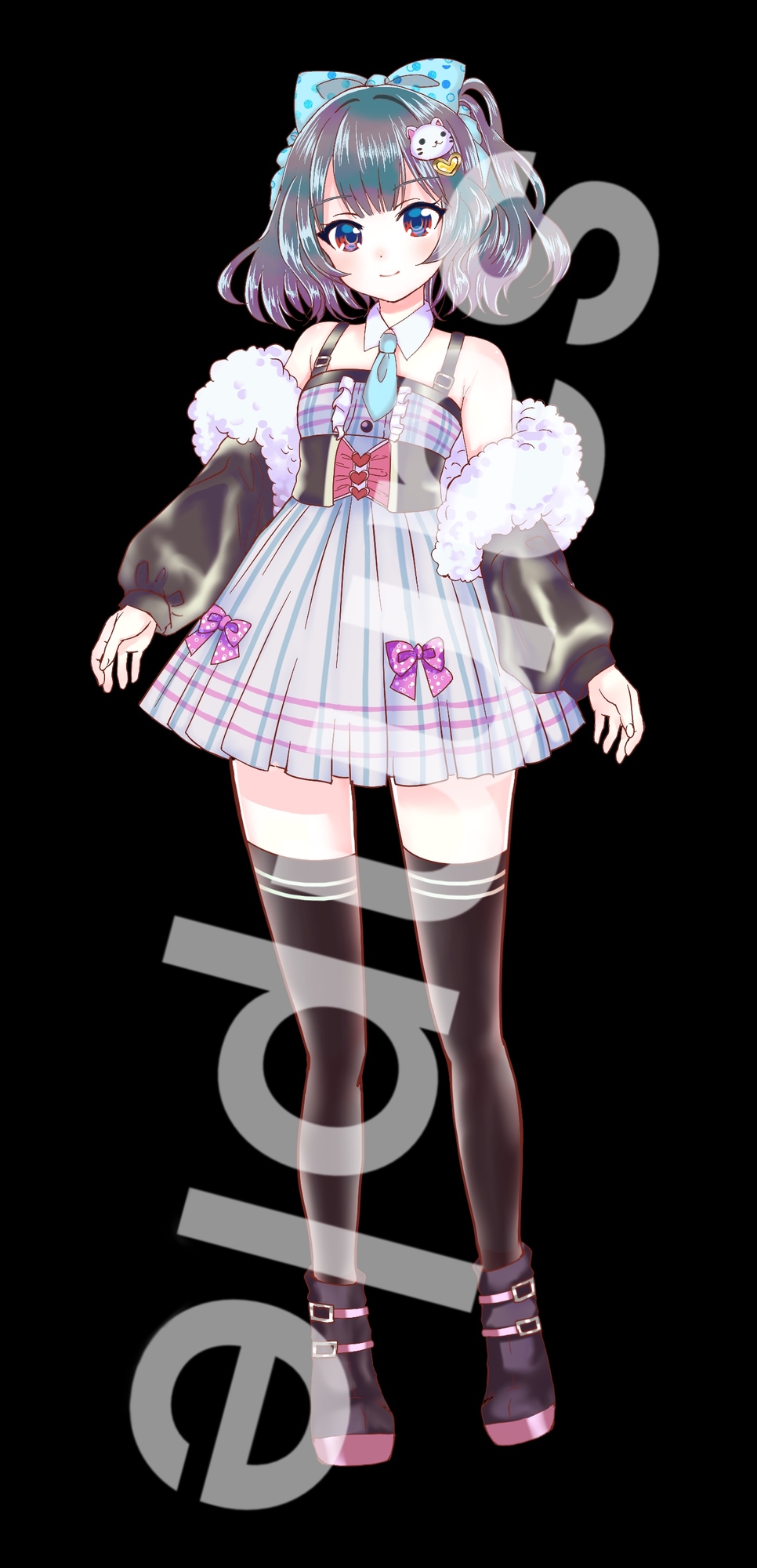 ファンタジー衣装の少女立ち絵22