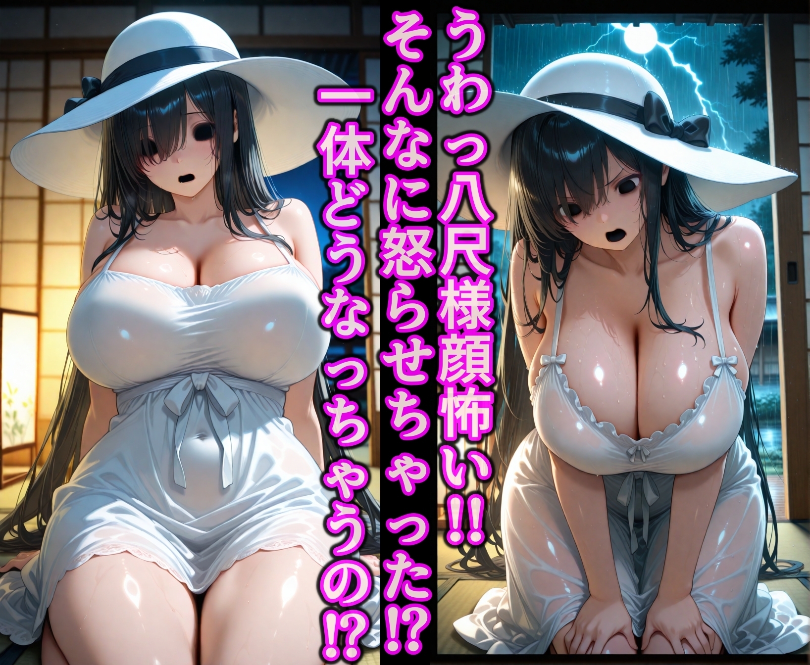 キャワ系少年好き好き爆乳怪異「八尺様」とデカマラしょうた君と 画像7