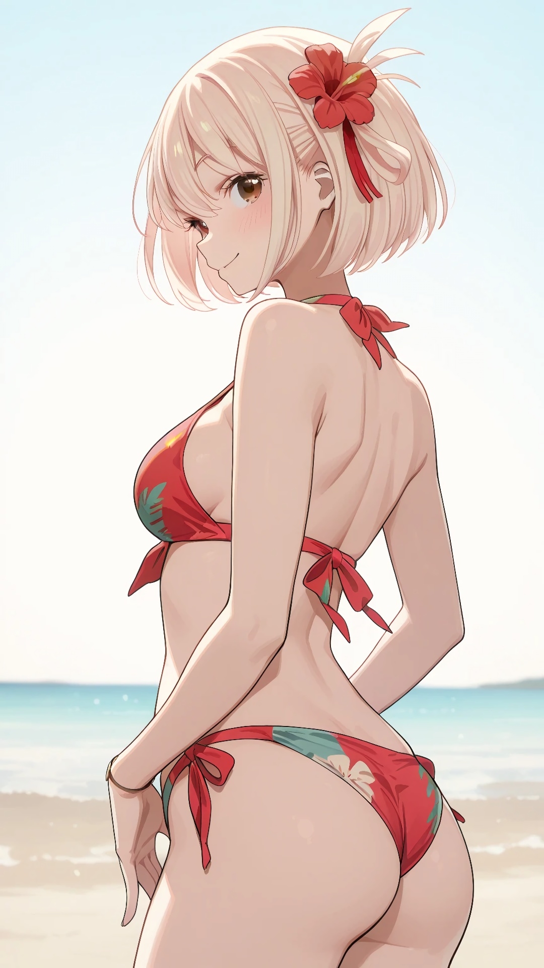 千束&たきなさん、制服からビーチでトップレス2