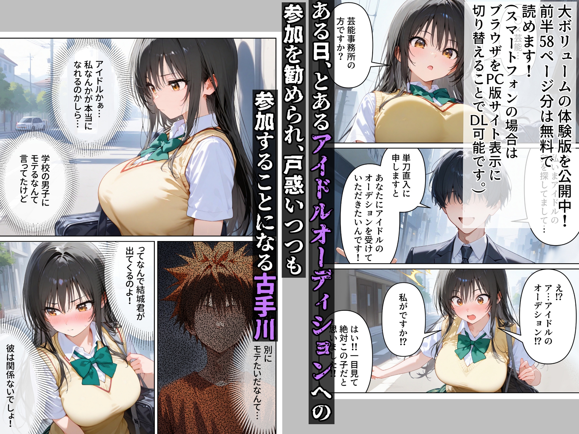 恥辱!屈辱!ヤりすぎアイドルオーディション 古手川〇編 画像1