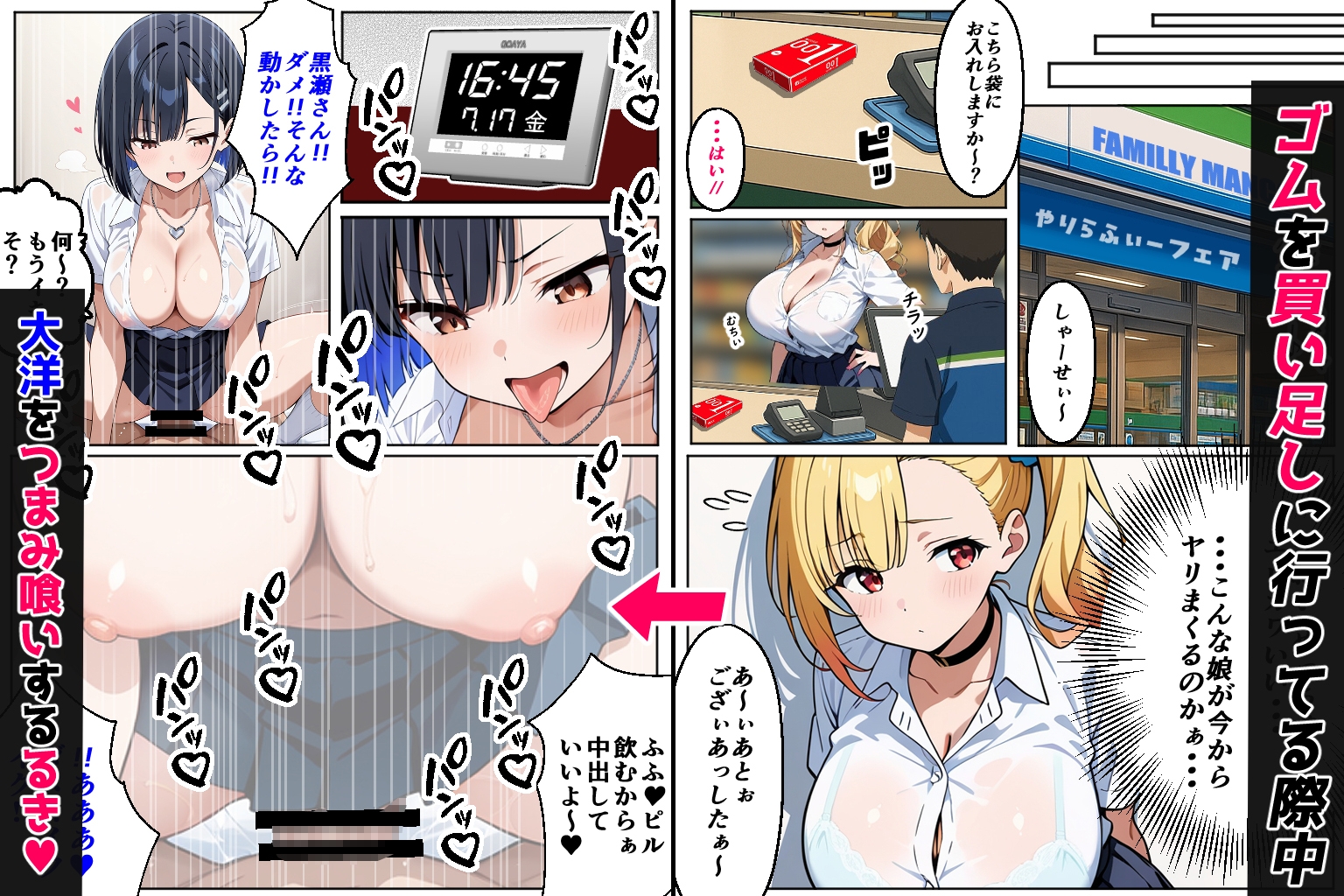 2人のギャルに囲まれて(CG・マンガ総数400p) 画像9