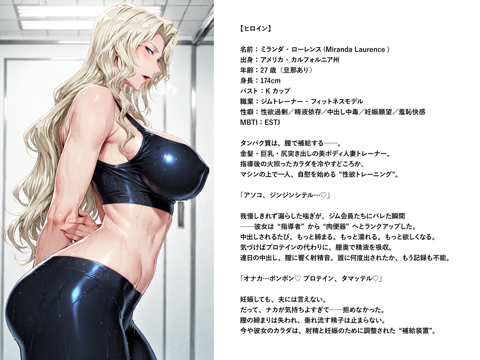 スペルマプロテイン~ブロンド人妻孕ませタンパク補給~ 画像8