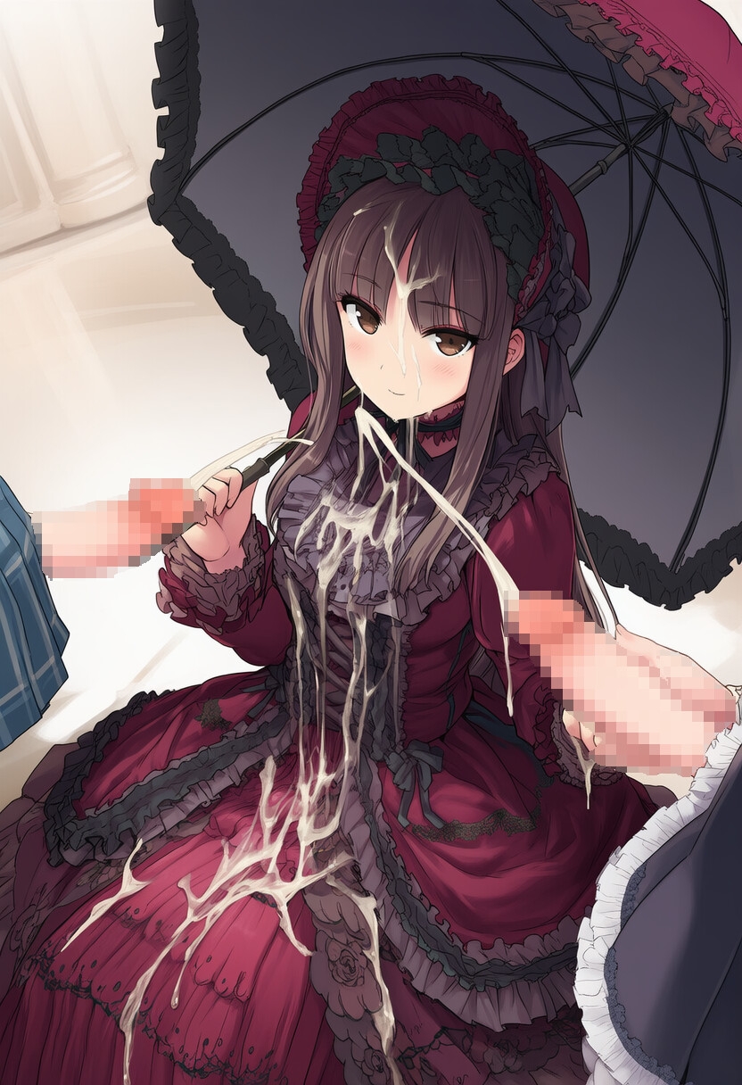 【完全着衣】赤○リィタ様撮影中にぶっかけ射精_6