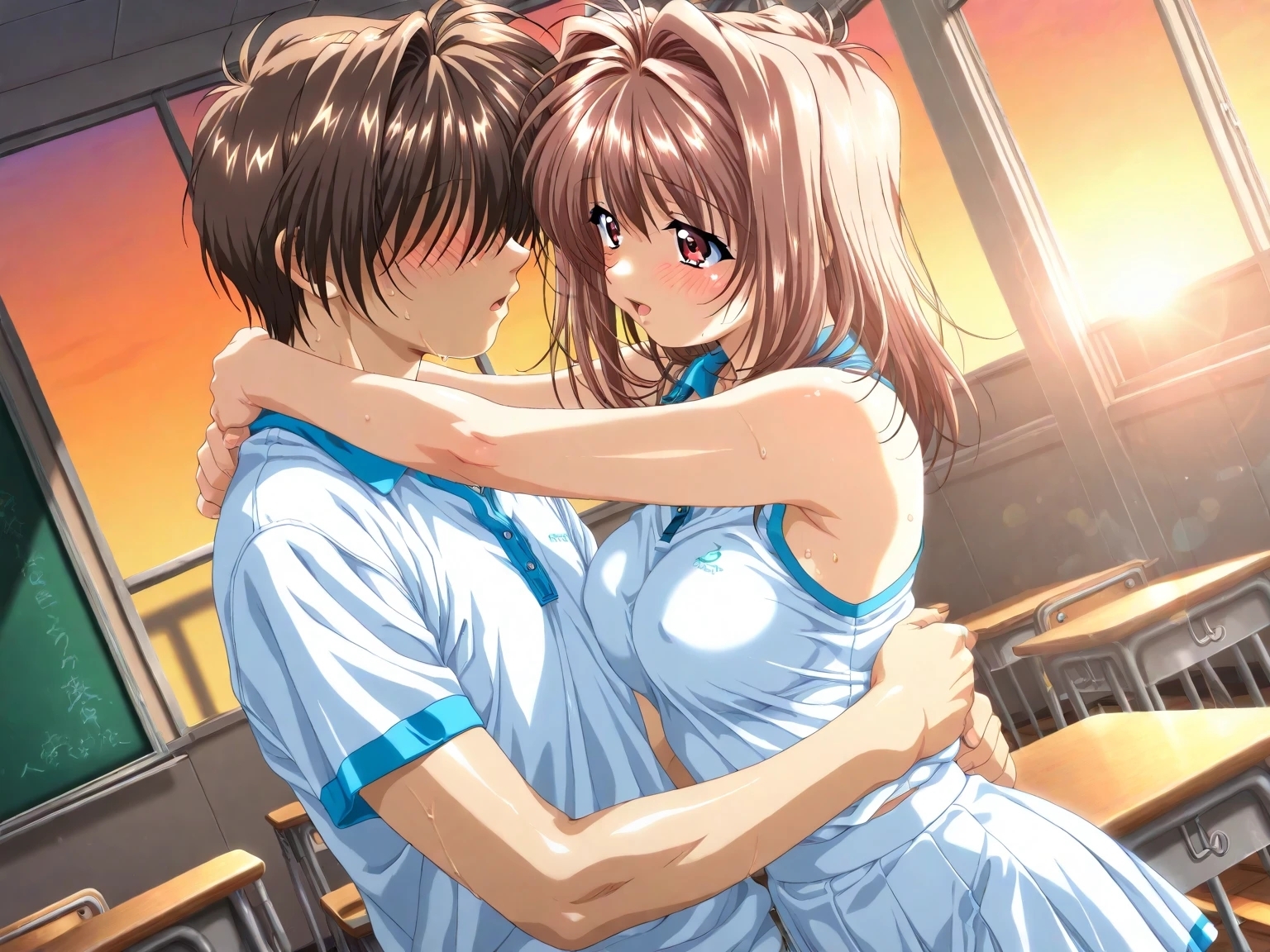 AI美少女イラストVol.22  L〇VERS 恋に〇ちたら 河〇理恵 (浴衣姿)(テニスウェア) 画像7