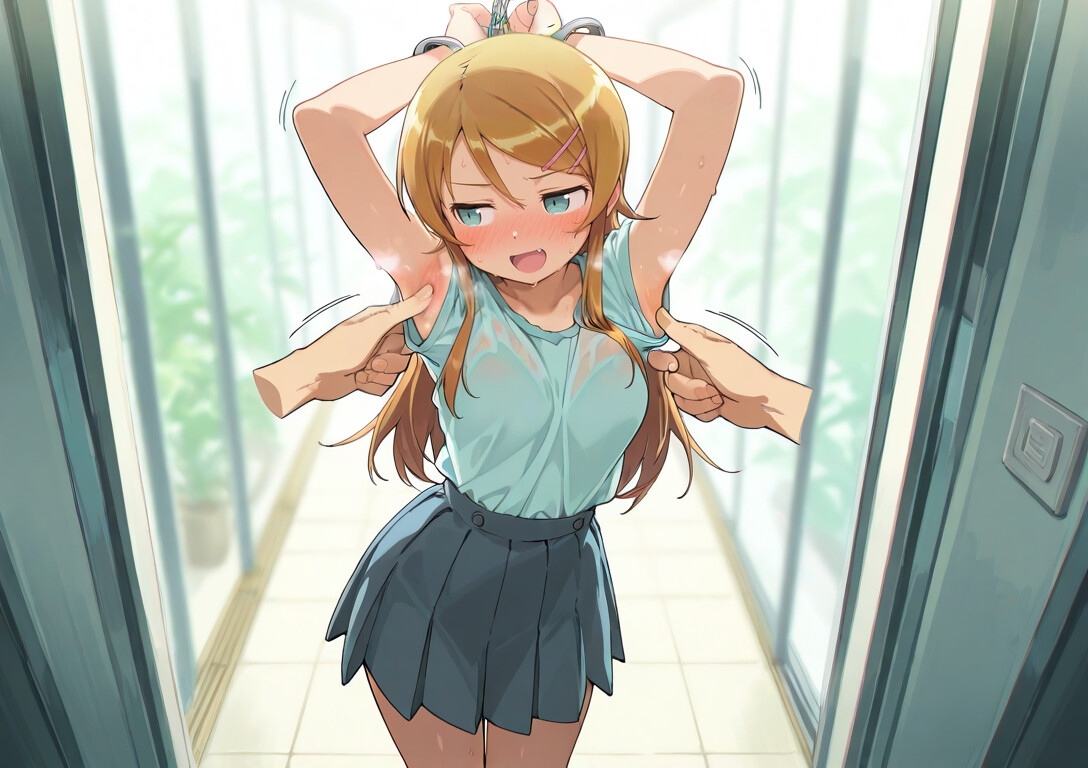 くすぐりエッチ イラスト集 高◯桐乃_8