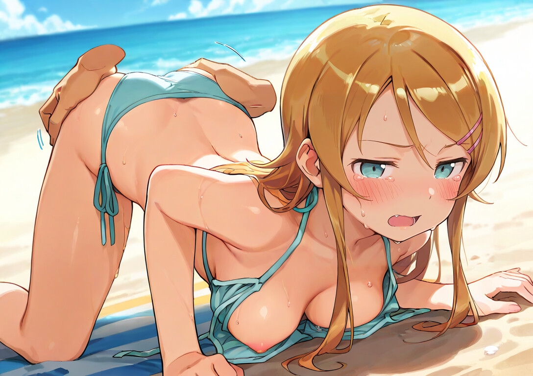 くすぐりエッチ イラスト集 高◯桐乃_9