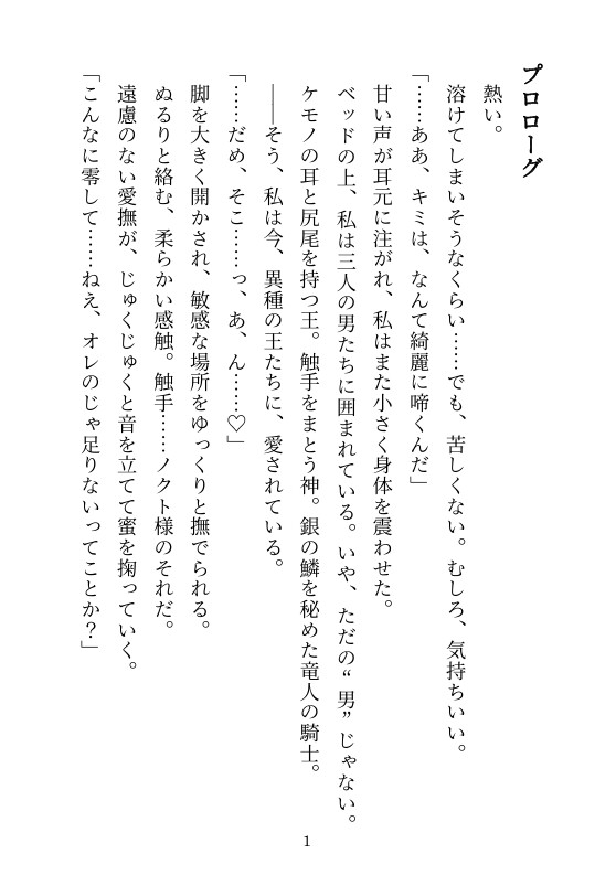 選ばれし花嫁は異種の王たちに囲われる〜純潔の聖女は甘く優しく孕まされる〜