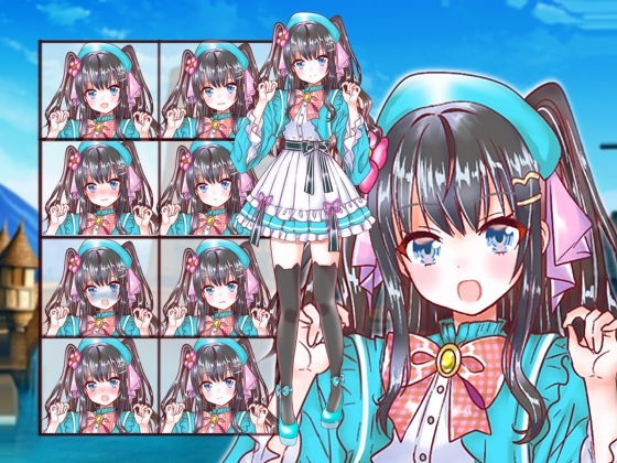 ファンタジー衣装少女立ち絵25