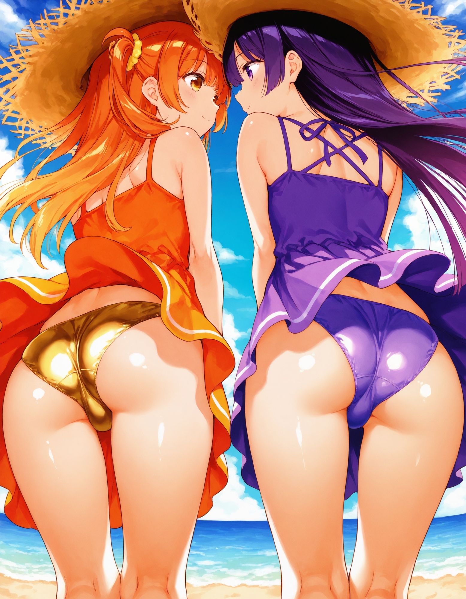 ワンピースで風チラ_6