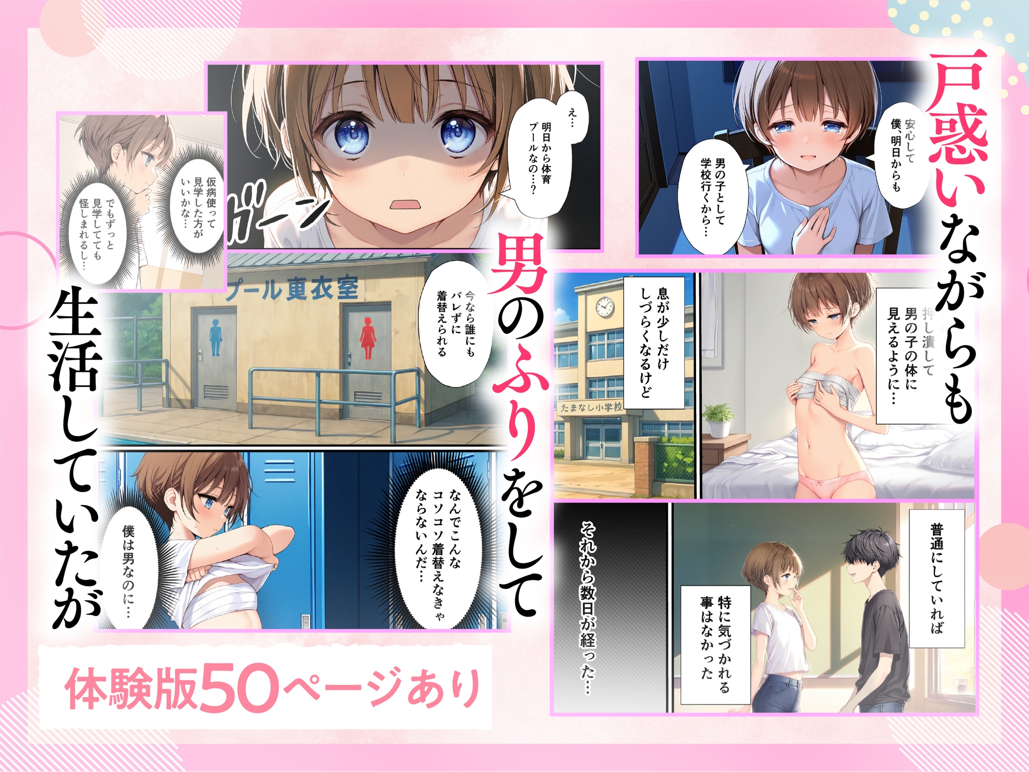 子宮誕生〜女の子になった体でセックスに溺れる学校生活〜 1枚目