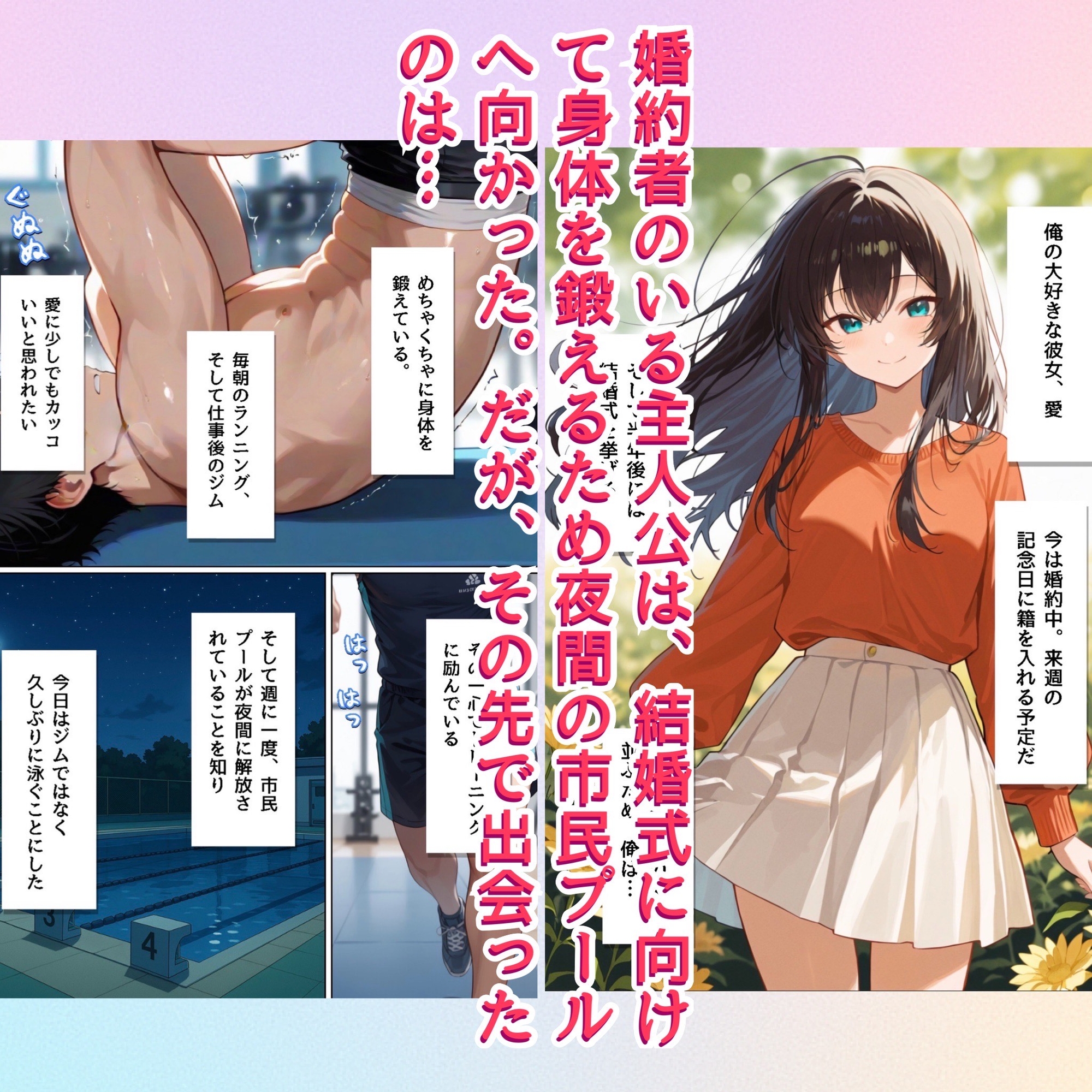 夜の市民プールで催◯姉妹に精子がカラになるまで犯された話 画像1