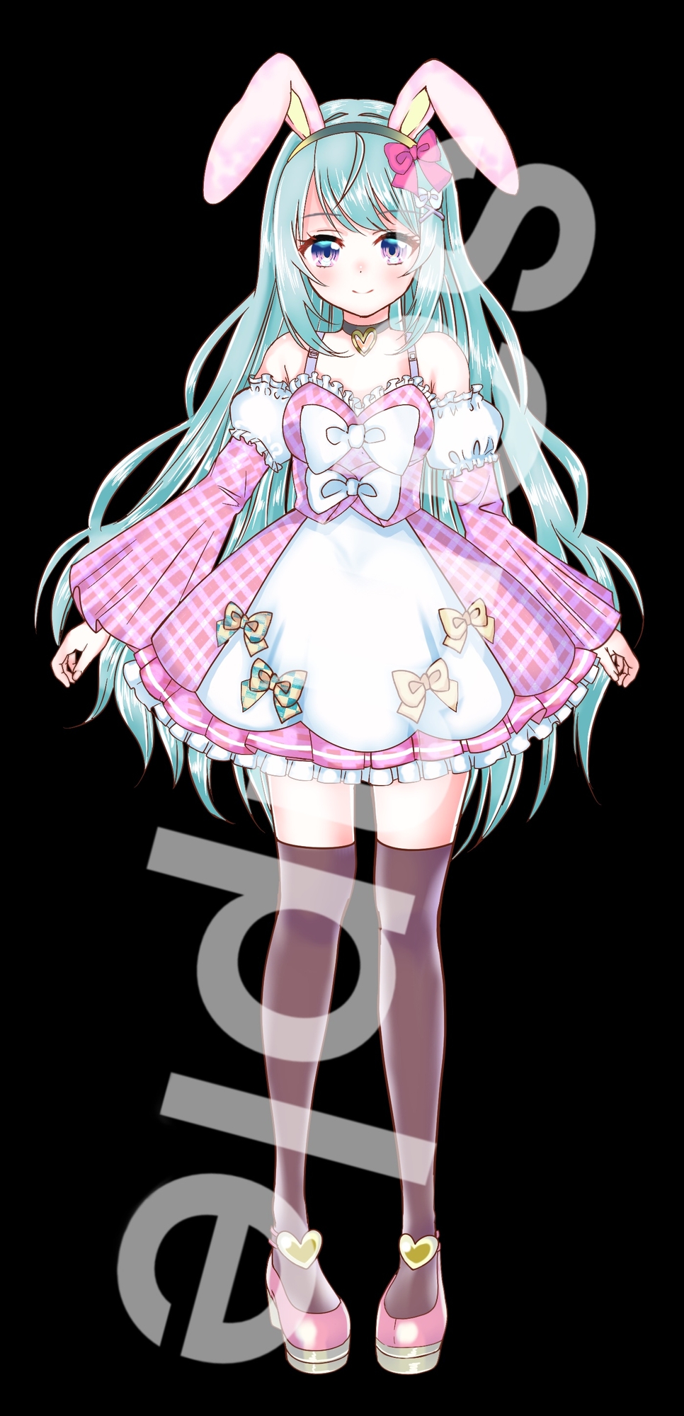 ファンタジー衣装の少女立ち絵26