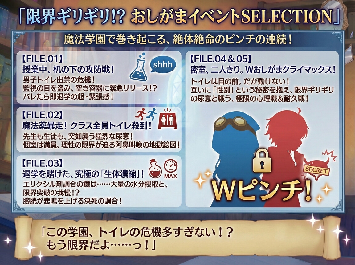 【おしがま × 叙述トリック】男装ミオナちゃんと女装エリオくん 画像6