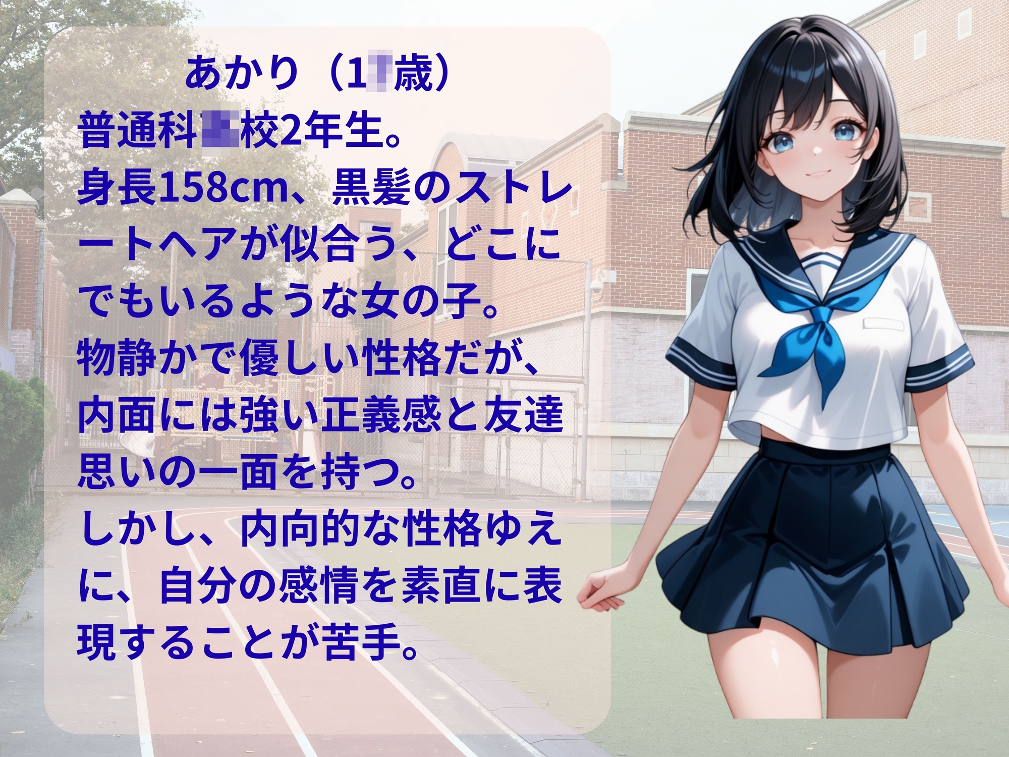 電車の闇に飲み込まれた制服 痴○に狙われた女子校生_1