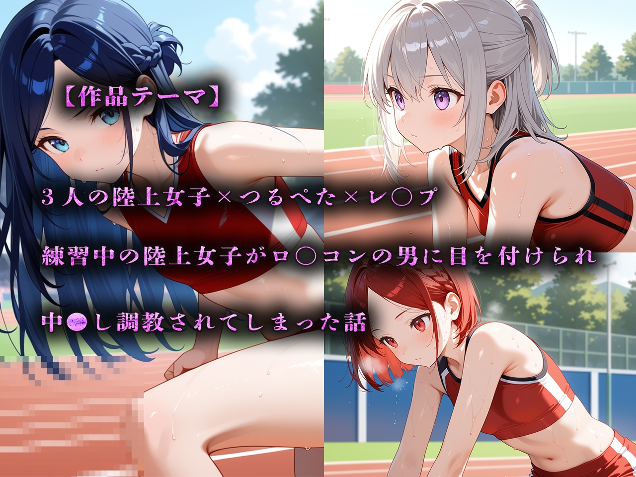 禁断の陸上女子を中出し調教にした件 画像1