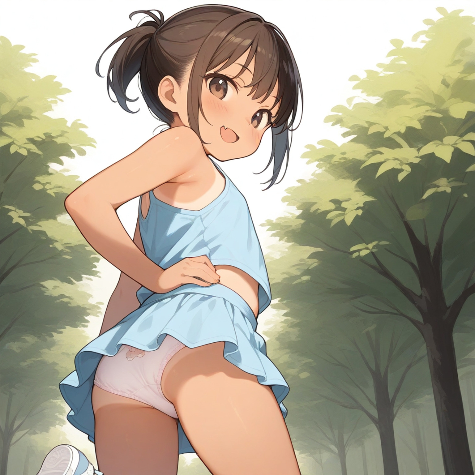 パンティーまる見え美少女 part3【AIイラスト集】_5